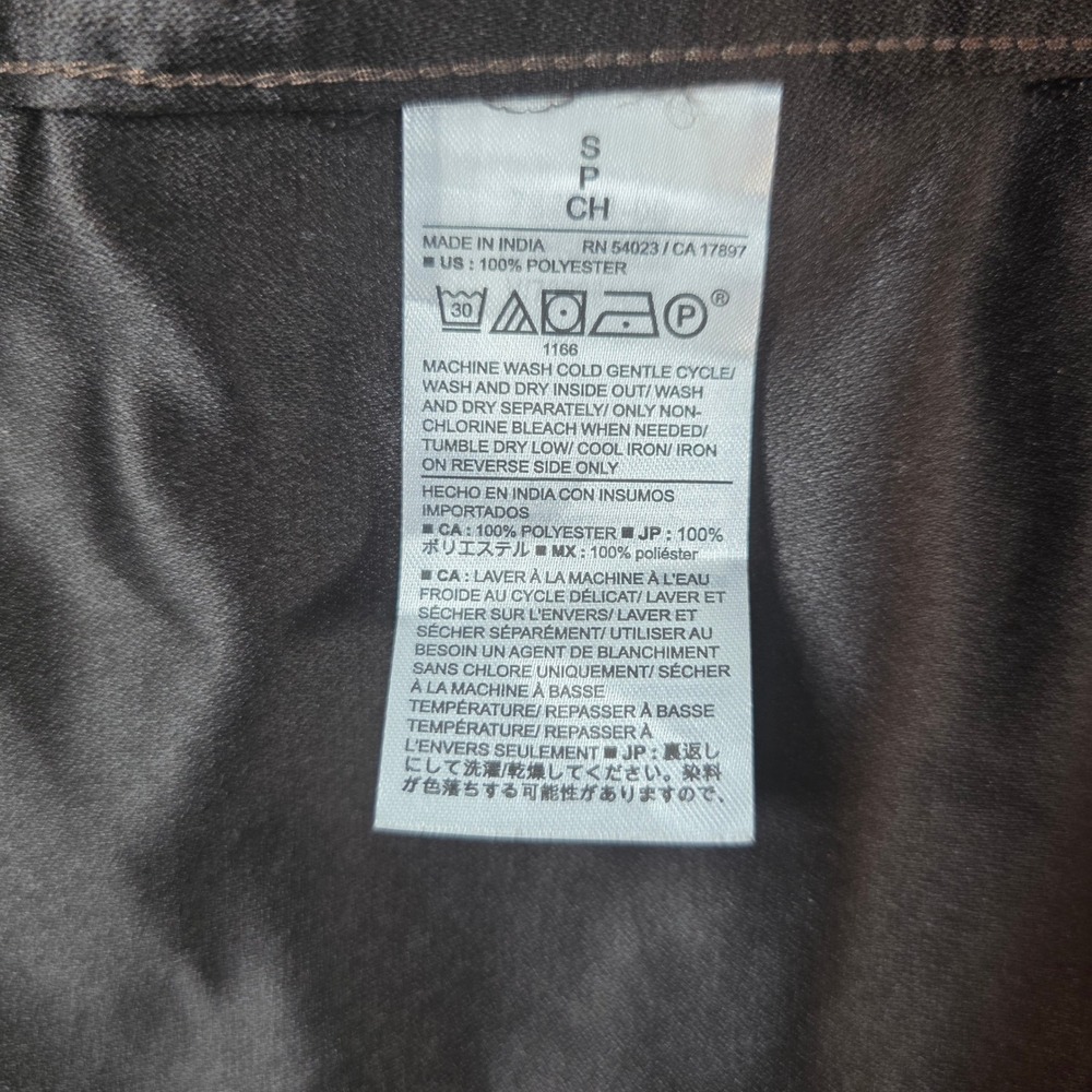 Banana Republic Men S Dark Oak Brown Vegan Suede Relaxed Shirt Jacket - Picture 9 of 13